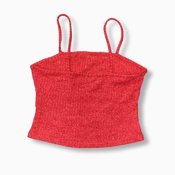 Free People Ribbed Straight Neck Cami Crop Top - Picture 4 of 5